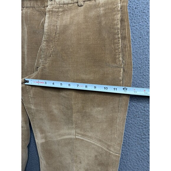 Brooks Brothers Flat Front Hudson Corduroy Pants Men’s Size 34x28 Brown - Picture 13 of 16